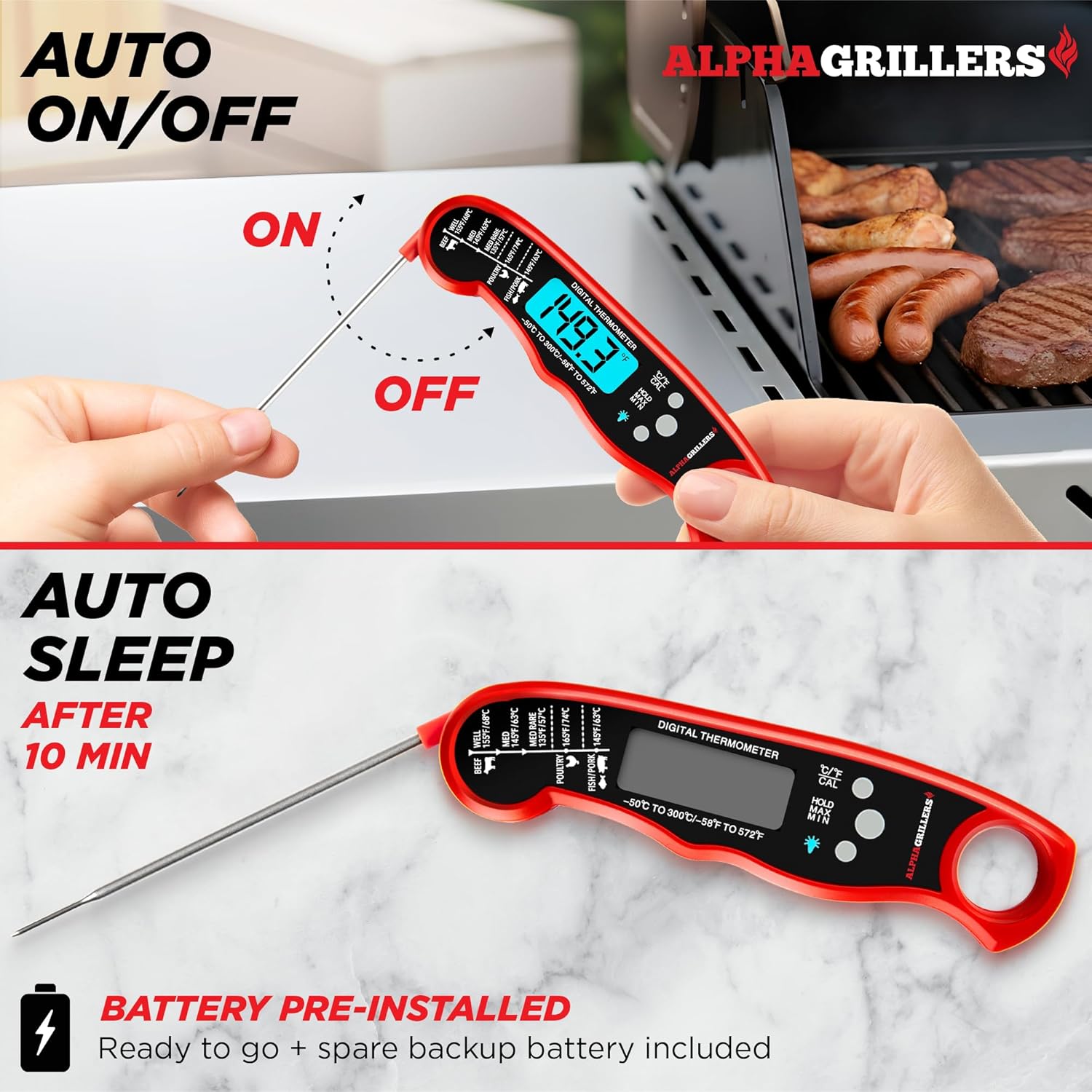 Alpha Grillers Gift Box Presentation - Elegant Foam Lined Box