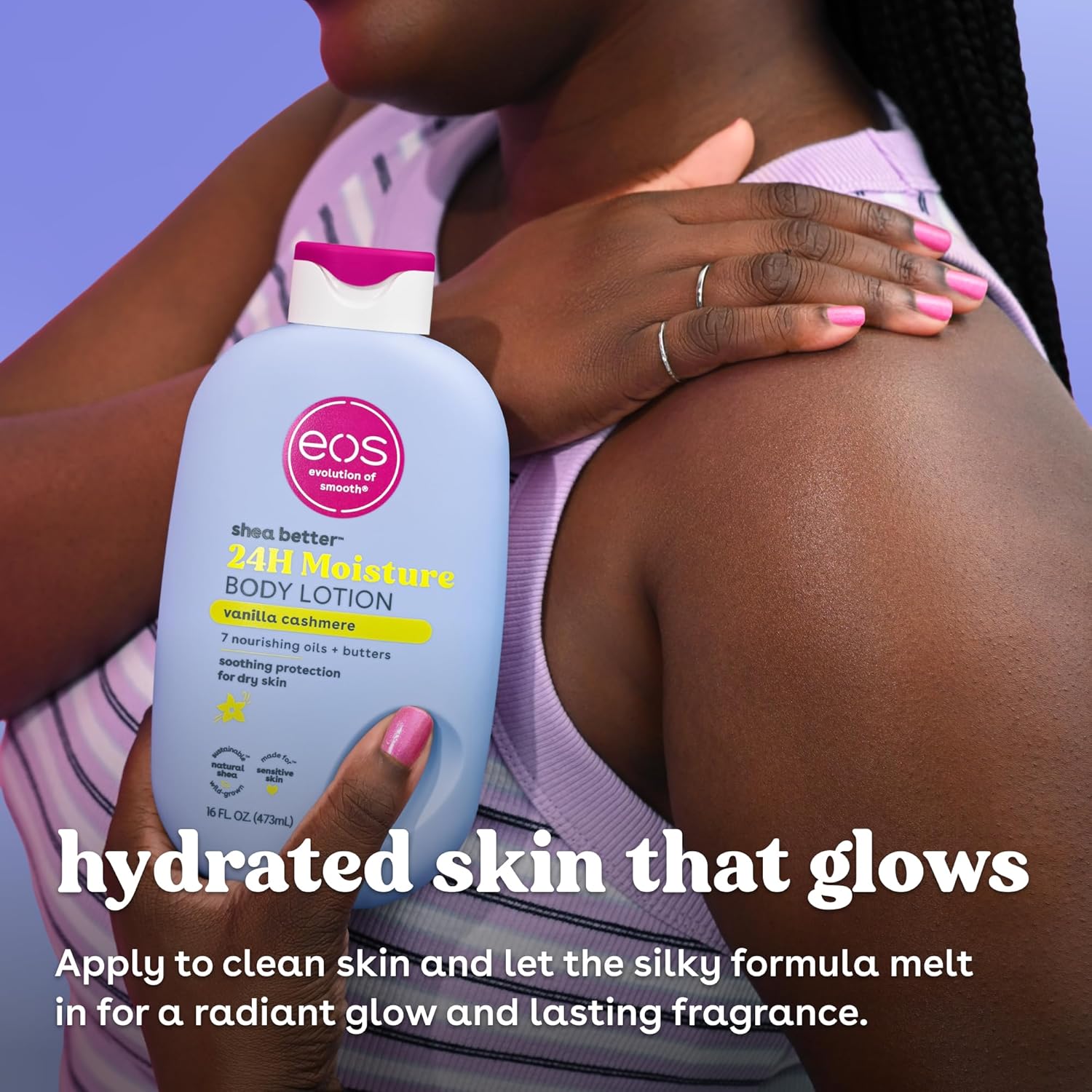 Locking in long-lasting perfume using eos Shea Better Body Lotion