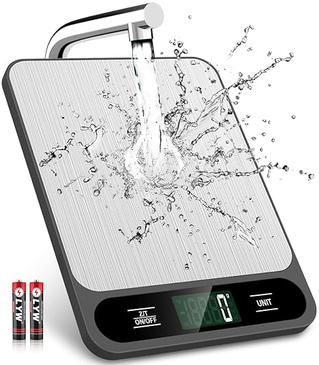 Food Scale, 10kg/22lb Digital Kitchen Scale - Close-up pointer diagram showcasing features