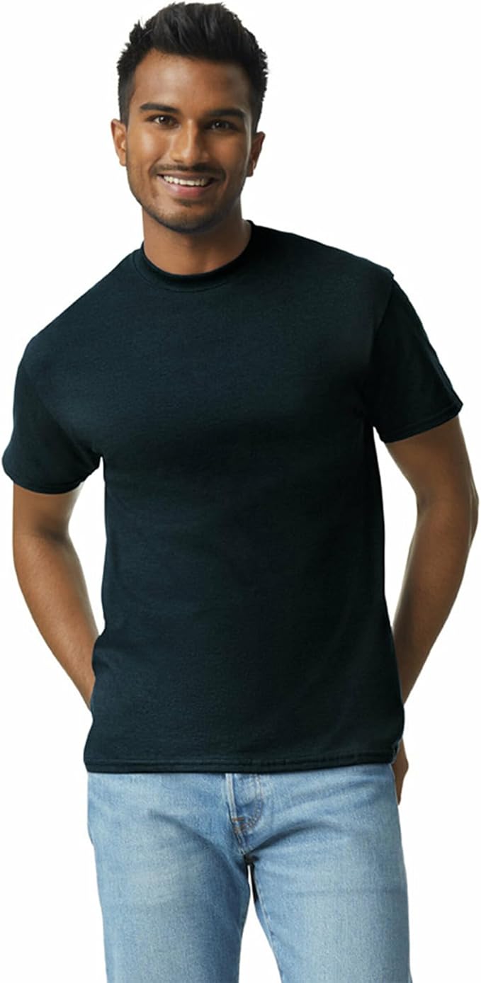 Gildan Ultra Cotton G2000 t-shirt multipack black stacked layout
