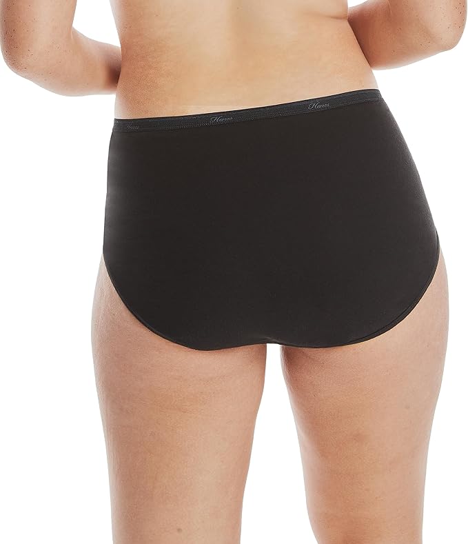 Hanes Women's Cotton Underwear Construction Detail Diagram