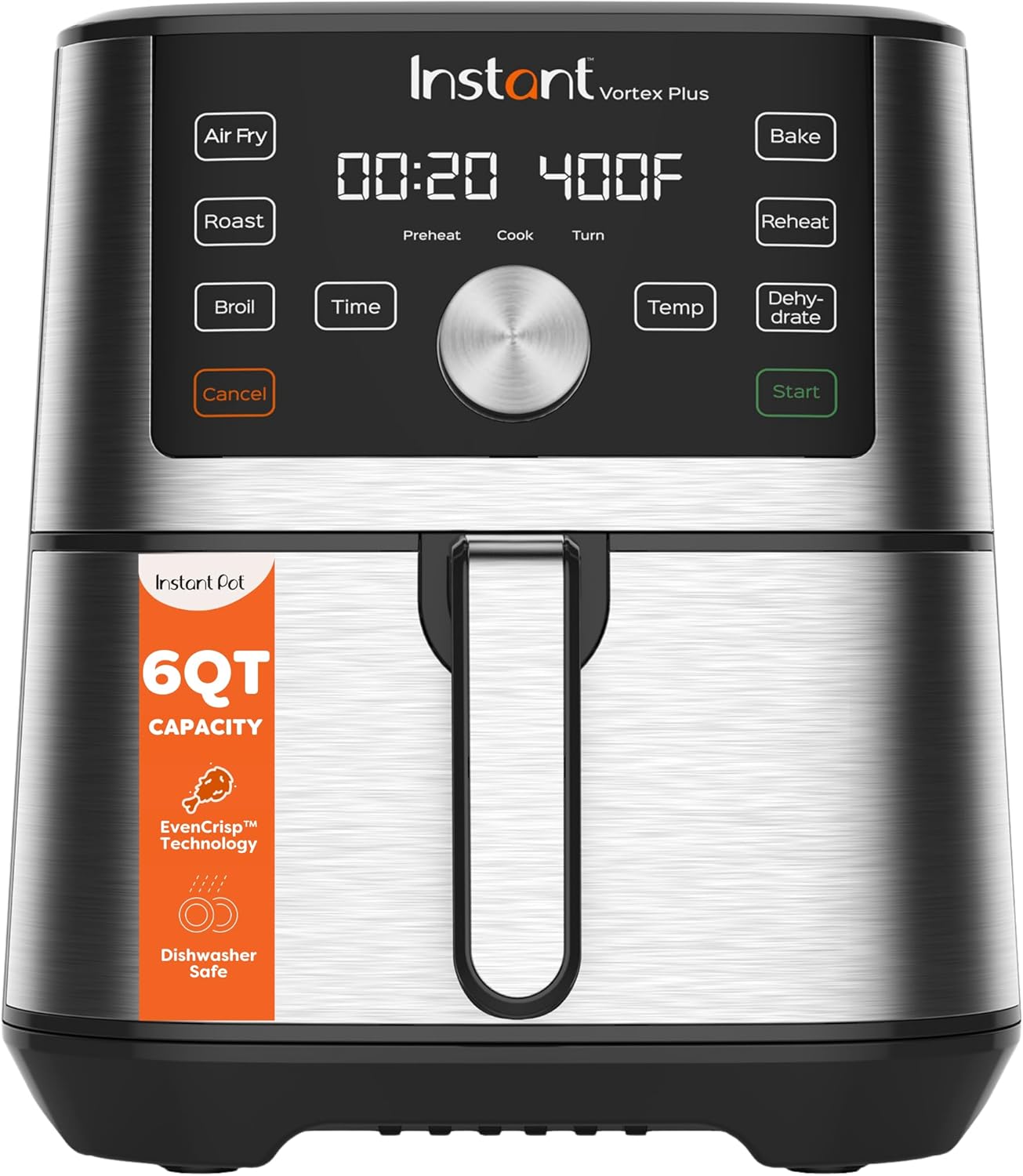 Instant Pot Vortex Plus Interface