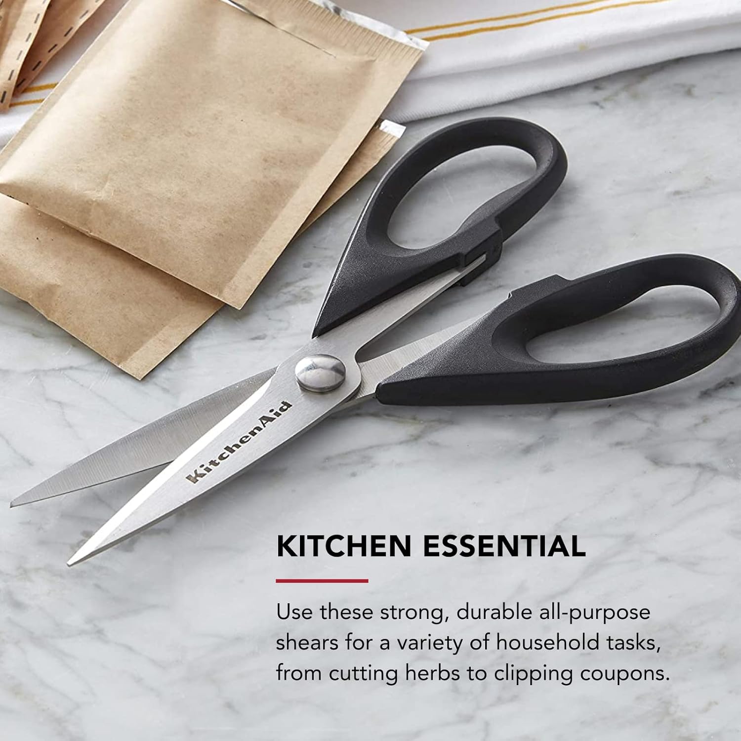 KitchenAid All Purpose Kitchen Shears with Protective Sheath Detail