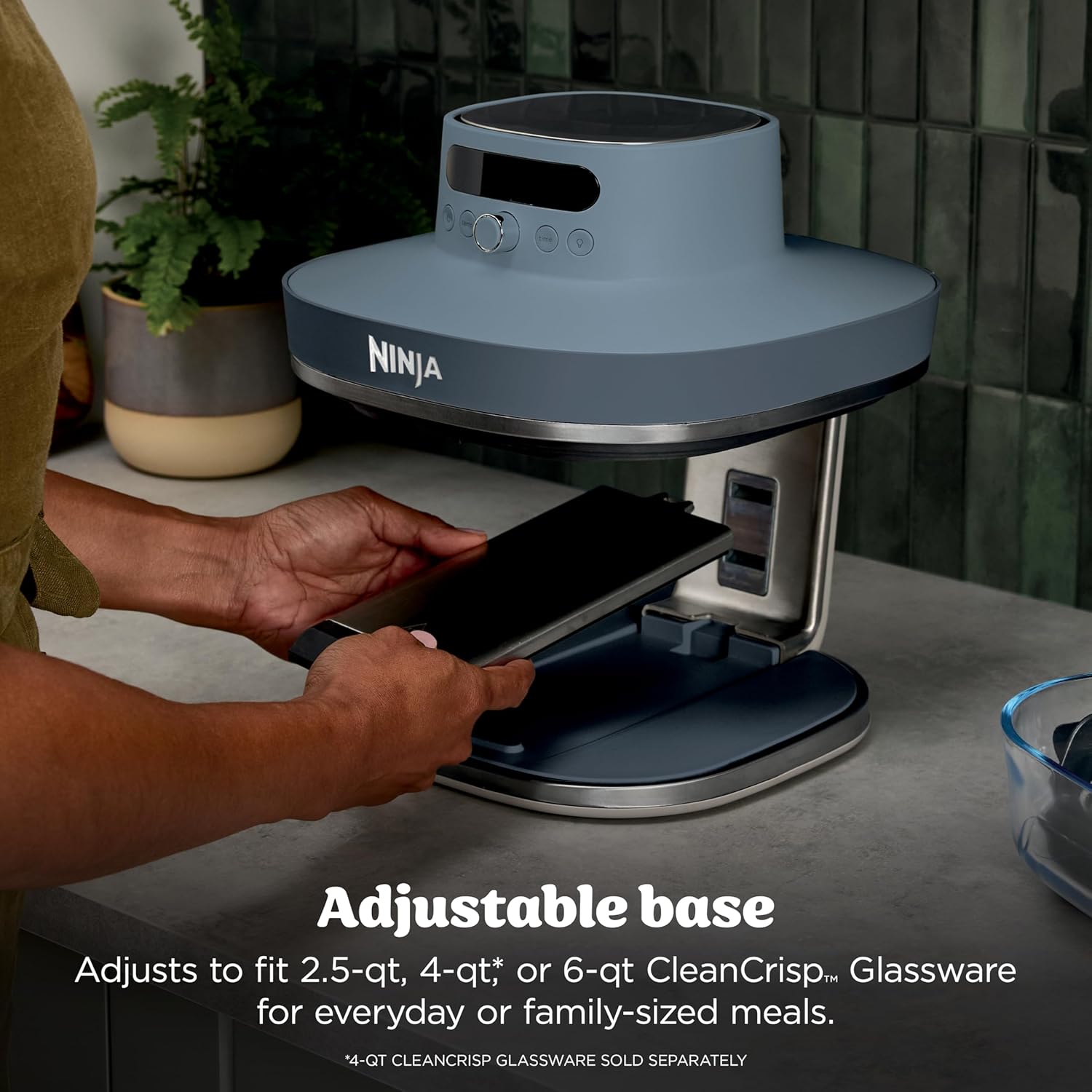 Ninja modular stainless-steel base specs