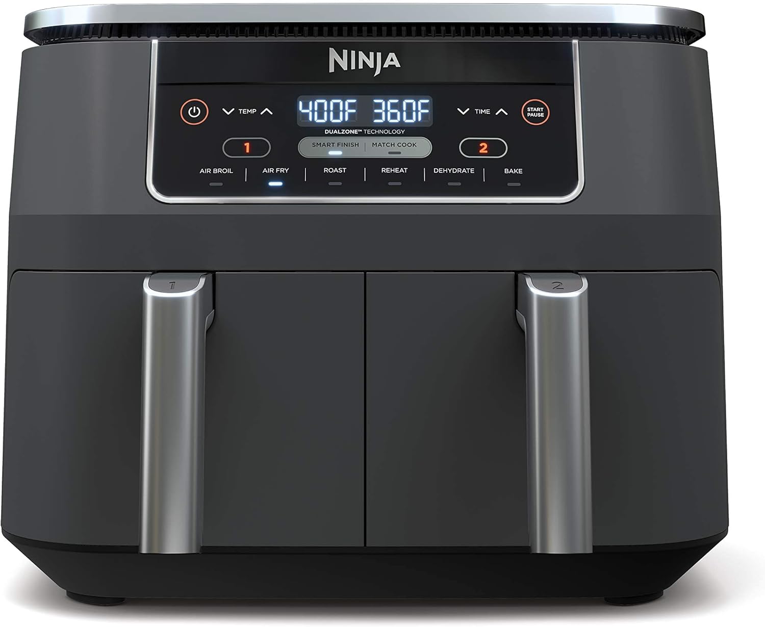 Ninja DZ201 Foodi 8 Quart 6-in-1 DualZone 2-Basket Air Fryer Technical Overview