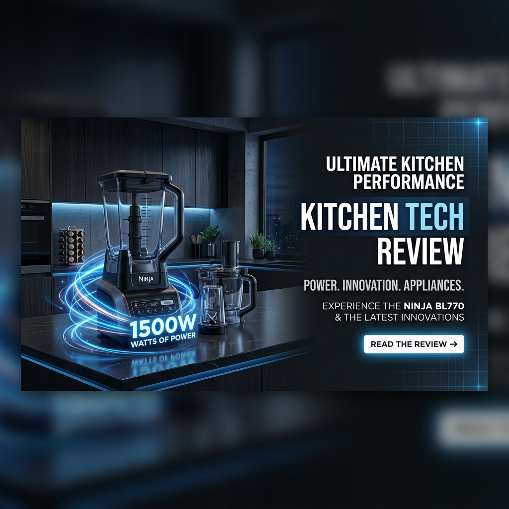 Ninja BL770 Kitchen System Elite Setup