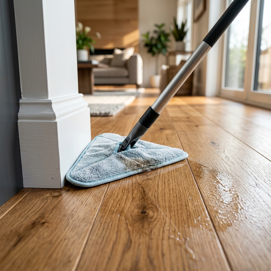 O-Cedar EasyWring Microfiber Spin Mop - Premium Floor Care Banner