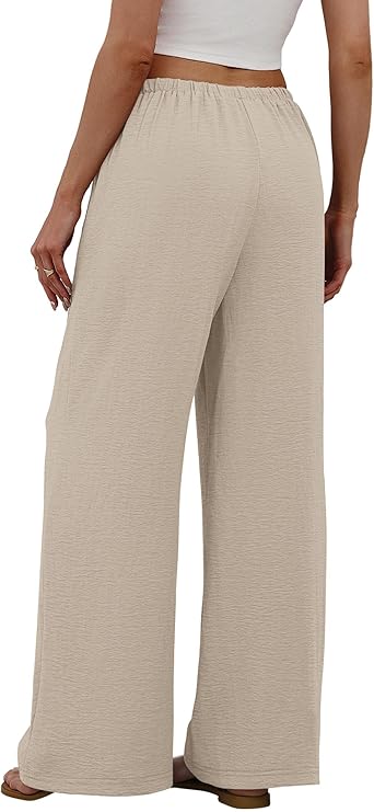 Sampeel Flowy Palazzo Pants Back View Style