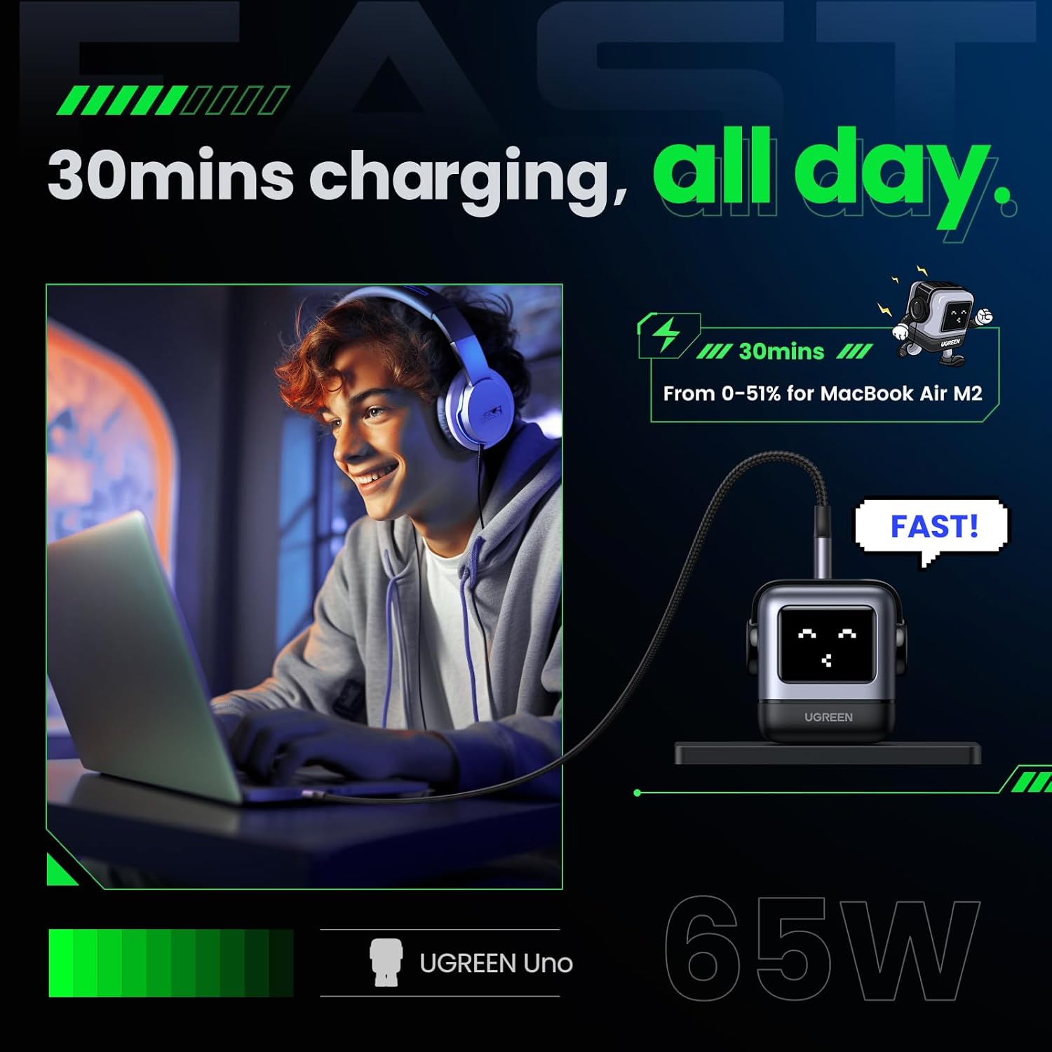 UGREEN Uno Fast Charging Travel