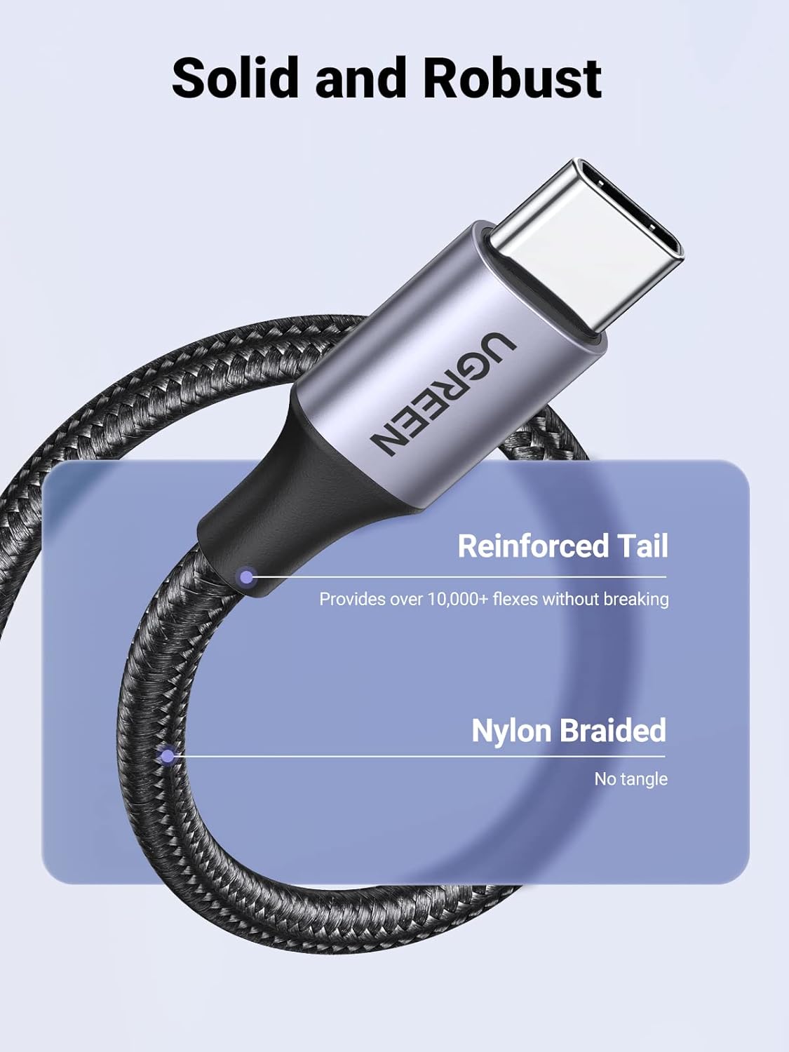 UGREEN Braided Cable Durability