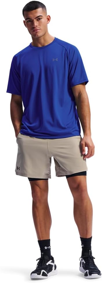Under Armour Men's Tech 2.0 Short-Sleeve T-Shirt in Charcoal Gray