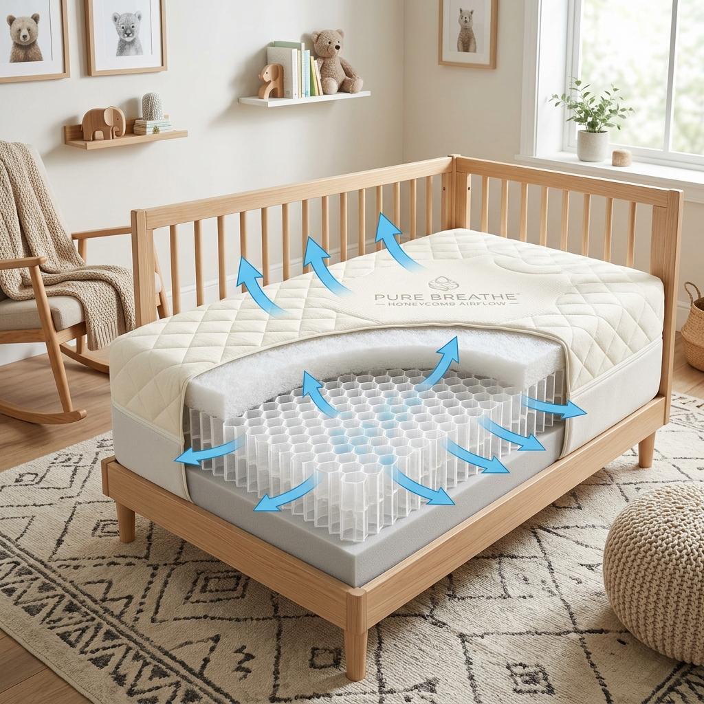 Safe Infant Sleep Architecture: Core Material Science of Non-Toxic Crib Mattresses (2026)