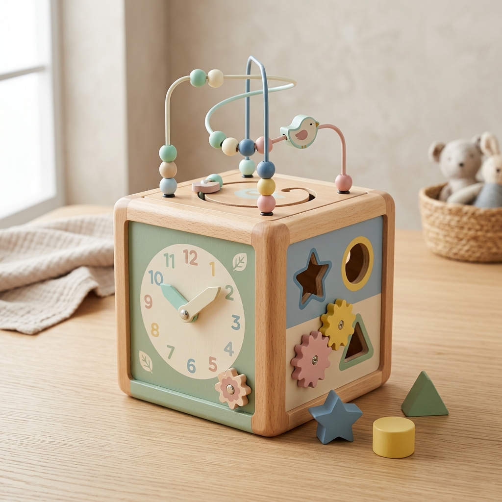 Neuro-Developmental Infant Play: Material Science of Premium Sustainable Wooden Activity Cubes (2026)