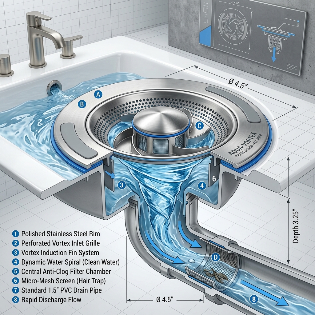 Evaluating Vortex Suction in Stainless Steel Bathtub Drain Protectors: Anti-Clog Engineering (2026)