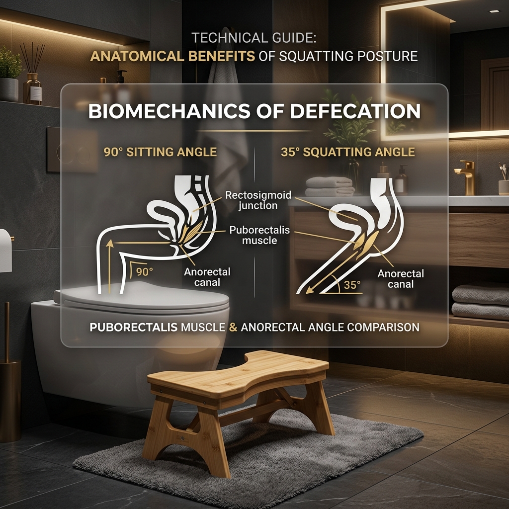 Ergonomic Postural Alignment: Correct Squatting Geometry in Toilet Stools (2026)