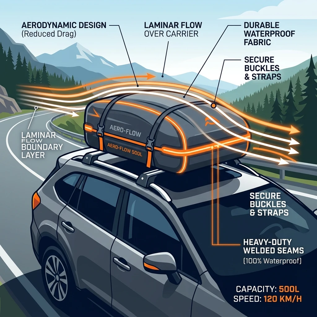 Evaluating Aerodynamic Drag and Waterproof Seam Welding in Car Roof Cargo Bags: Heavy-Duty Volumetric Hauling (2026)