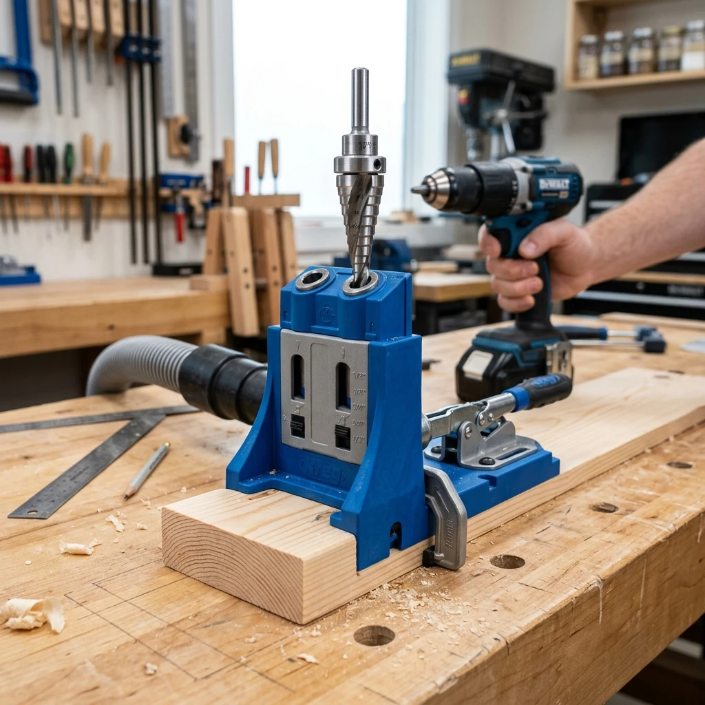 Evaluating Hardened Steel Drill Guide Sleeves and Toggle Clamp Pressure in Pocket Hole Jigs: Flush-Joint Structural Durability in Face-Frame Cabinetry (2026)
