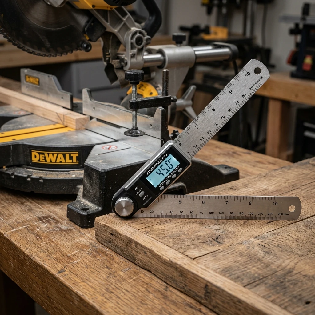 Evaluating Magnetic Base Sensor Calibration and Hinge Joint Friction Stability in Digital Angle Finders: Compound Miter Saw Angle Optimization for Crown Molding (2026)